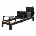 The Core Collab Queen Studio Reformer Semi Commercial - Black Frame + Black Upholstery The Core Collab Queen Studio Reformer Semi Commercial - Black Frame + Black Upholstery