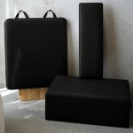 The Core Collab Queen Studio Reformer Semi Commercial - Black Frame + Black Upholstery