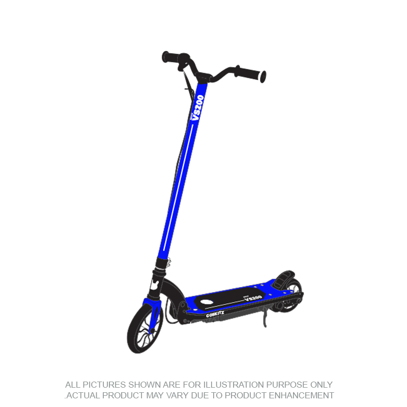Go Skitz VS200 Electric Scooter Folding Blue Go Skitz VS200 Electric Scooter Folding Blue