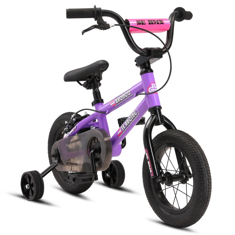 SE Bikes Bronco 12" Kids Series BMX Bike - Purple SE Bikes Bronco 12" Kids Series BMX Bike - Purple