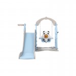 Keezi Kids 5-in-1 170cm Slide and Swing Set Playground Basketball Hoop Ring Outdoor Toys - Blue Keezi Kids 5-in-1 170cm Slide and Swing Set Playground Basketball Hoop Ring Outdoor Toys - Blue