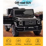 Mercedes Benz Electric AMG G63 Licensed Remote Toys Cars 12V 50W Kids Ride On - Black