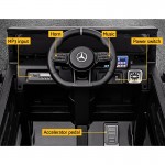 Mercedes Benz Electric AMG G63 Licensed Remote Toys Cars 12V 50W Kids Ride On - Black