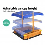 Keezi Outdoor Canopy Sand Pit with Dual Water Bins Keezi Outdoor Canopy Sand Pit with Dual Water Bins