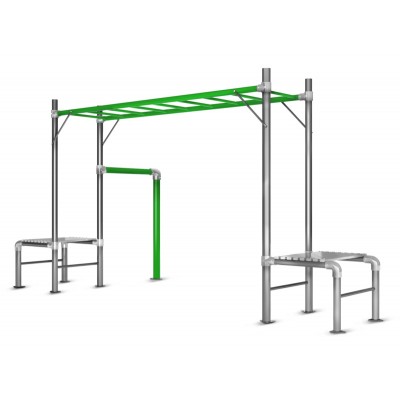 Junior Jungle Monkey Bar Module Climbing Play Set