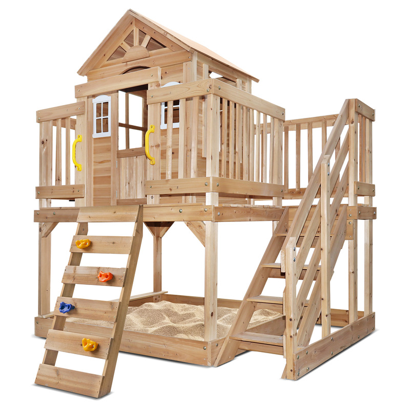 Lifespan Silverton Cubby House with Rock Climbing Wall Lifespan Silverton Cubby House with Rock Climbing Wall