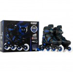 Crazy Skates 148 Adjustable Inline Skates Black - Large Crazy Skates 148 Adjustable Inline Skates Black - Large