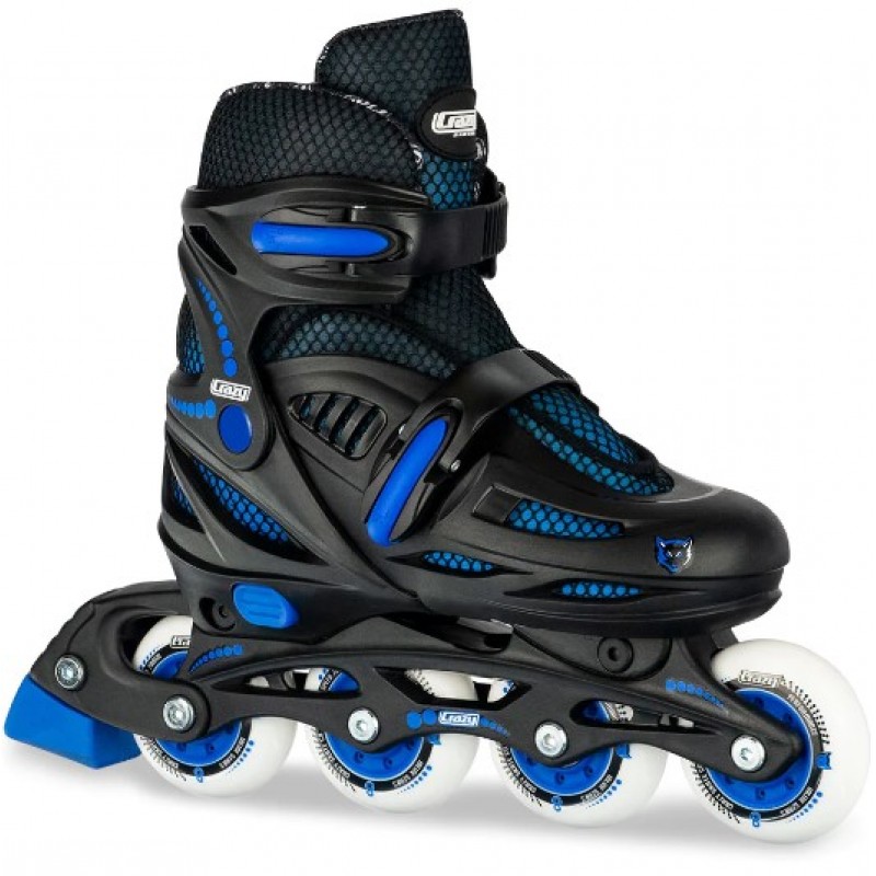 Crazy Skates 148 Adjustable Inline Skates Black - Large Crazy Skates 148 Adjustable Inline Skates Black - Large