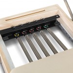 Lifespan Fitness Contour Folding Wooden Pilates Reformer Machine (Beige)