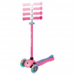 Globber PRIMO PLUS Scooter with Lights - Fuchsia / Sky Blue Globber PRIMO PLUS Scooter with Lights - Fuchsia / Sky Blue