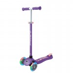 Globber PRIMO PLUS Scooter with Lights - Purple / Pastel Pink Globber PRIMO PLUS Scooter with Lights - Purple / Pastel Pink