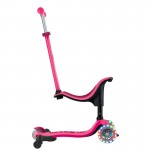 Globber GO UP Sporty Lights Scooter 360 - Fuchsia / Dark Pink Globber GO UP Sporty Lights Scooter 360 - Fuchsia / Dark Pink