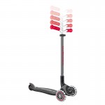 Globber MASTER Foldable Scooter with Lights - Black / Red Globber MASTER Foldable Scooter with Lights - Black / Red