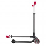 Globber MASTER Foldable Scooter with Lights - Black / Red Globber MASTER Foldable Scooter with Lights - Black / Red
