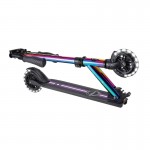 Globber FLOW ELEMENT Foldable Scooter with Lights - Neochrome with Black Deck Globber FLOW ELEMENT Foldable Scooter with Lights - Neochrome with Black Deck