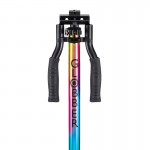 Globber FLOW ELEMENT Foldable Scooter with Lights - Neochrome with Black Deck Globber FLOW ELEMENT Foldable Scooter with Lights - Neochrome with Black Deck