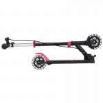 Globber Flow Element Junior Lights Scooter - Black / Pink Globber Flow Element Junior Lights Scooter - Black / Pink