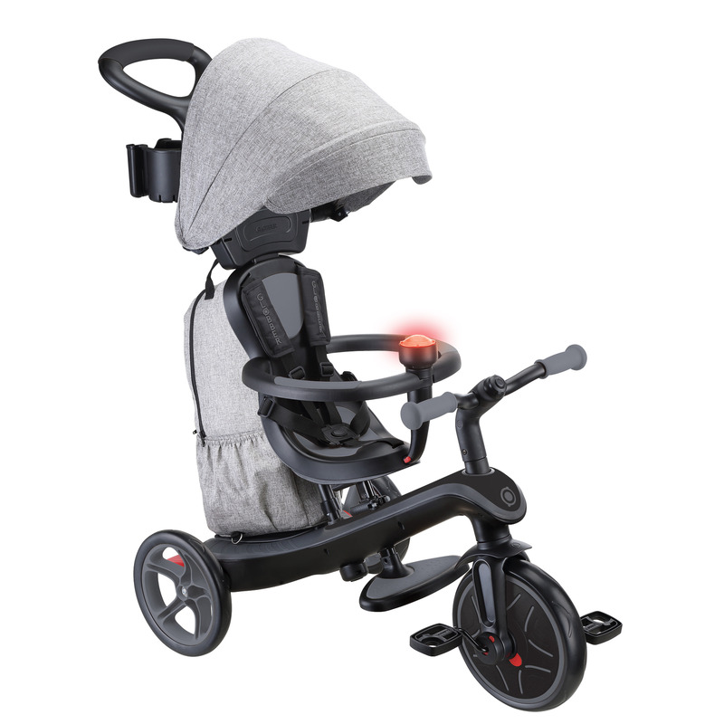 Globber Explorer 4in1 Trike DELUXE PLAY V2 - Black / Grey Globber Explorer 4in1 Trike DELUXE PLAY V2 - Black / Grey