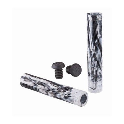 Grit Handlebar Scooter/Bike Grips - Black/White