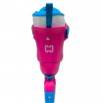 Core Kids Retro Adjustable Inline Skate - Pink/Blue (UK 6-9)