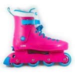 Core Kids Retro Adjustable Inline Skate - Pink/Blue (UK 6-9)