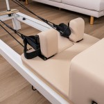 Lifespan Fitness Contour Pro Aluminium Pilates Reformer Machine (Beige) Lifespan Fitness Contour Pro Aluminium Pilates Reformer Machine (Beige)