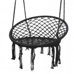 Lifespan Hammock Hanging Swing Chair with Cushions in Black
