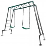 Lifespan Stanley Commercial Steel 2-in-1 Monkey Bars & Swing Set Lifespan Stanley Commercial Steel 2-in-1 Monkey Bars & Swing Set