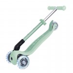 Globber ECOLOGIC Junior Foldable Lights Scooter - Pistachio Globber ECOLOGIC Junior Foldable Lights Scooter - Pistachio