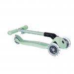 Globber ECOLOGIC Junior Foldable Lights Scooter - Pistachio Globber ECOLOGIC Junior Foldable Lights Scooter - Pistachio