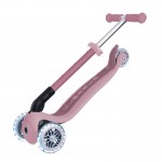 Globber ECOLOGIC Junior Foldable Lights Scooter - Berry Globber ECOLOGIC Junior Foldable Lights Scooter - Berry