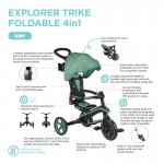 Globber EXPLORER Trike 4in1 FOLDABLE - Black / Grey Globber EXPLORER Trike 4in1 FOLDABLE - Black / Grey