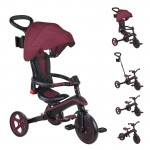 Globber EXPLORER Trike 4in1 FOLDABLE - Burgundy Globber EXPLORER Trike 4in1 FOLDABLE - Burgundy