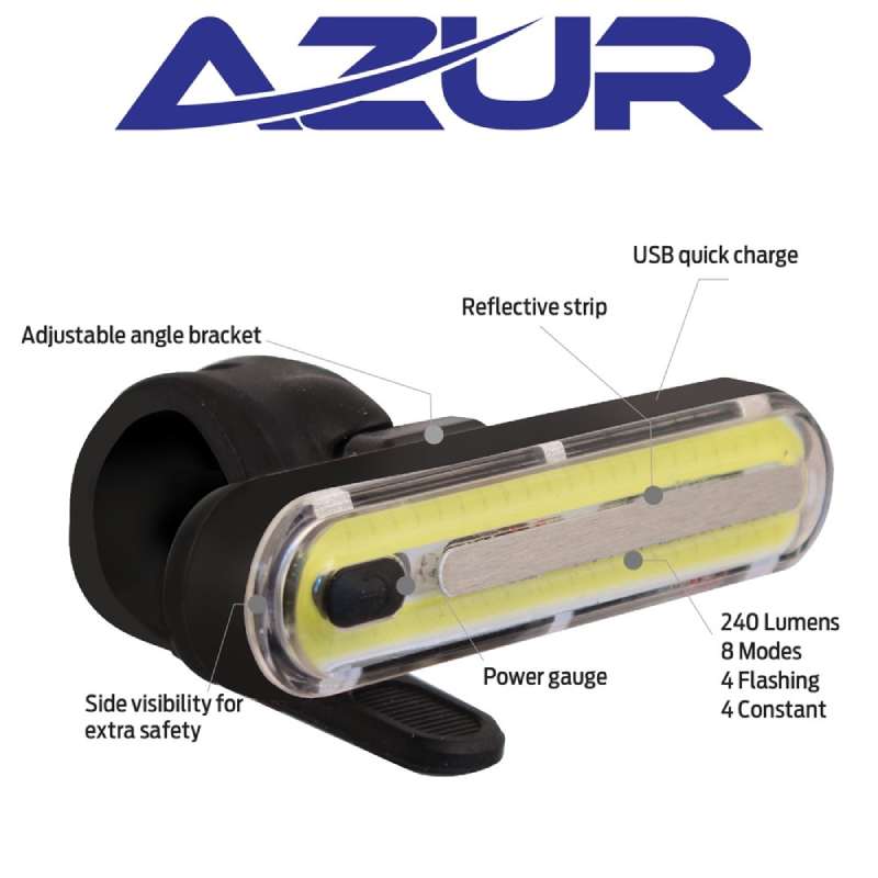 Azur USB Alien 2 - 240 Lumens Head Light Azur USB Alien 2 - 240 Lumens Head Light