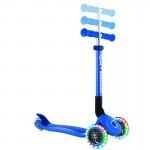Globber Junior Foldable Lights Scooter - Navy Blue Globber Junior Foldable Lights Scooter - Navy Blue