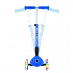 Globber Junior Foldable Lights Scooter - Navy Blue Globber Junior Foldable Lights Scooter - Navy Blue