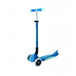 Globber Elite Glow Lights Foldable Scooter - Deep Blue