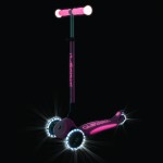 Globber Elite Glow Lights Foldable Scooter - Pastel Pink Globber Elite Glow Lights Foldable Scooter - Pastel Pink