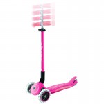 Globber Elite Glow Lights Foldable Scooter - Pastel Pink Globber Elite Glow Lights Foldable Scooter - Pastel Pink