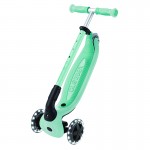 Globber GO UP BABY Lights 360 Scooter - Mint / Dark Mint