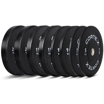 Lifespan CORTEX 100kg Black Series V3 Bumper Plate Set