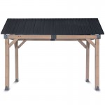 Yardtopia Fremantle 3.6m x 3m Timber & Steel Gable Roof Gazebo Yardtopia Fremantle 3.6m x 3m Timber & Steel Gable Roof Gazebo