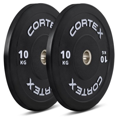 Lifespan CORTEX 10kg Black Series V3 Bumper Plate (Pair)