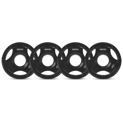 Lifespan CORTEX 1.25kg Tri-Grip V2 50mm Olympic Plates (Set of 4)