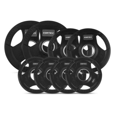 Lifespan CORTEX 35kg Tri-Grip V2 50mm Olympic Plate Set