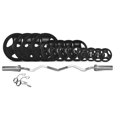 Lifespan CORTEX 40kg Tri-Grip V2 50mm Olympic Curl Bar Set