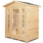 Regen8 Quadro Outdoor - 4 Person Infrared Sauna Regen8 Quadro Outdoor - 4 Person Infrared Sauna
