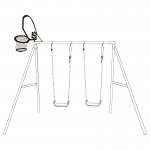 Lifespan Basketball Hoop Adaptor for Timber Swing Sets