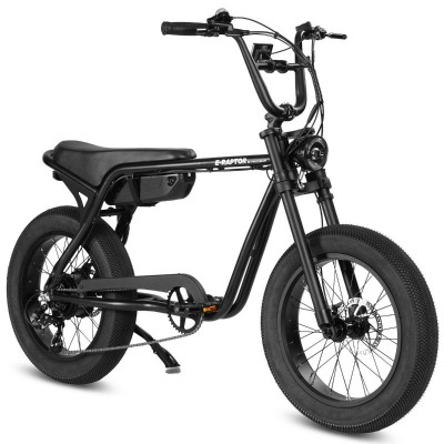 Progear E-Raptor 20" Electric Street Bike - Matte Black + Throttle