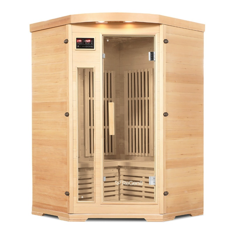 ReGen8 Duo Corner - 2 Person Infrared Sauna ReGen8 Duo Corner - 2 Person Infrared Sauna
